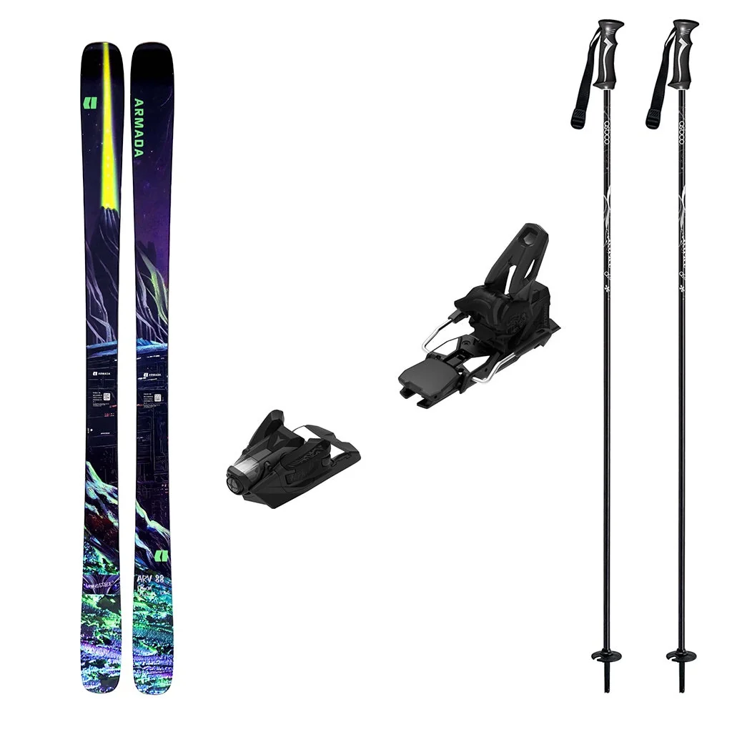 Armada ARV 88 Madsteez Adult Skis 2027 with Strive 14 Bindings Ski Package