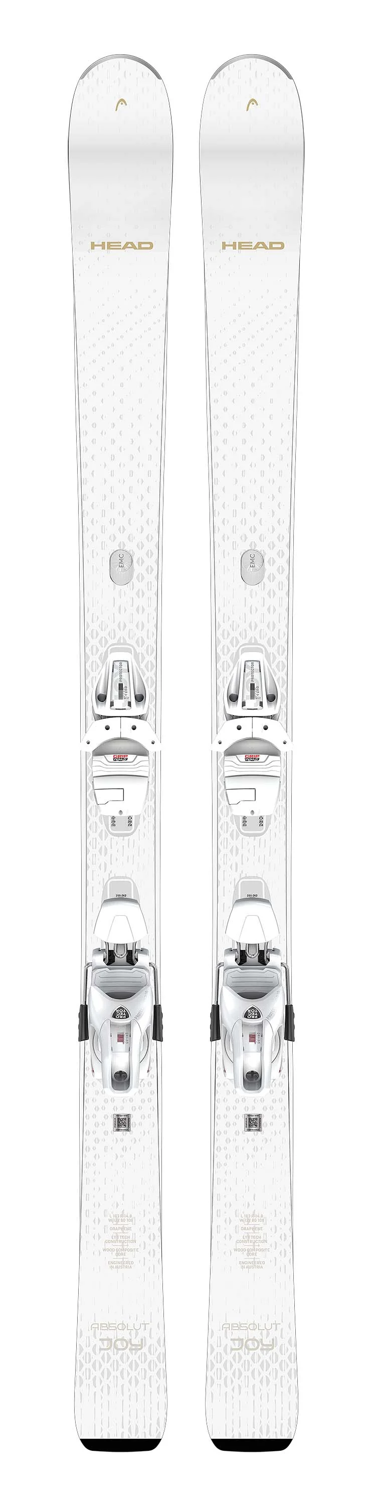 Head Absolut Joy (Protector SLR 10 GW System Bindings) Womens Skis 2027