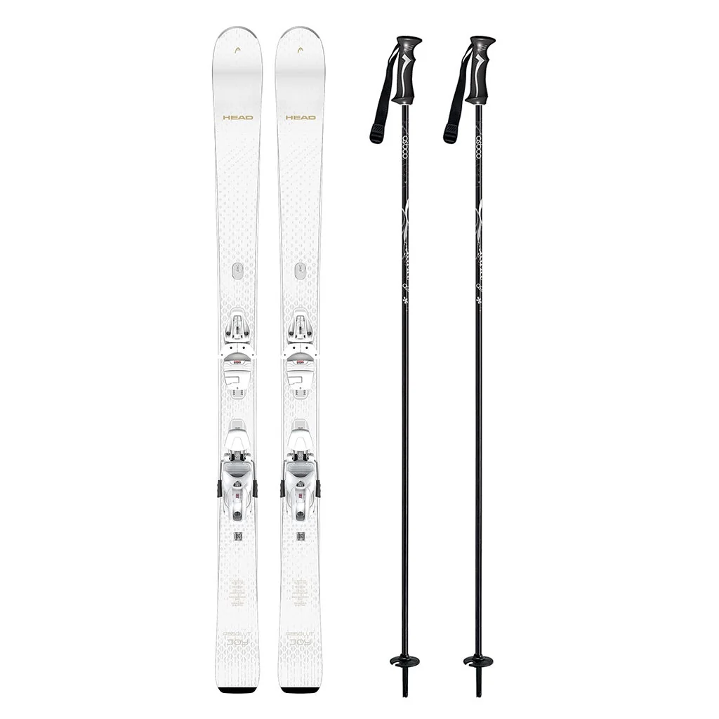 Head Absolut Joy Womens Skis 2027 with JOY 9 GW SLR System Bindings Ski Package