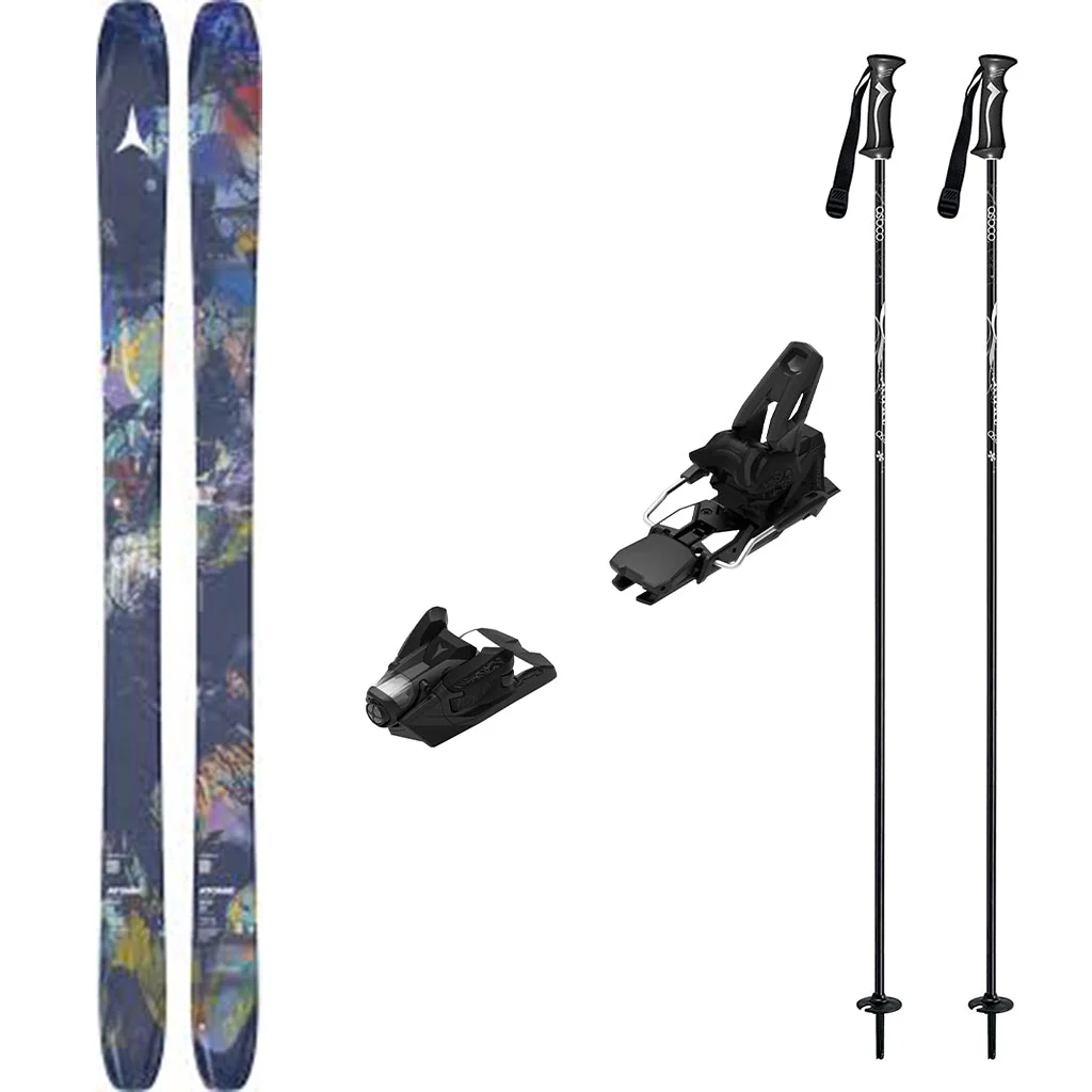 Atomic Bent 90 Adult Skis 2027 with Strive 12 Bindings Ski Package