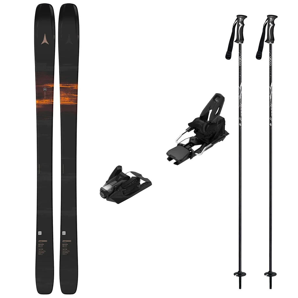 Atomic Maven 88 CTI Womens Skis 2027 with Strive 12 Bindings Ski Package