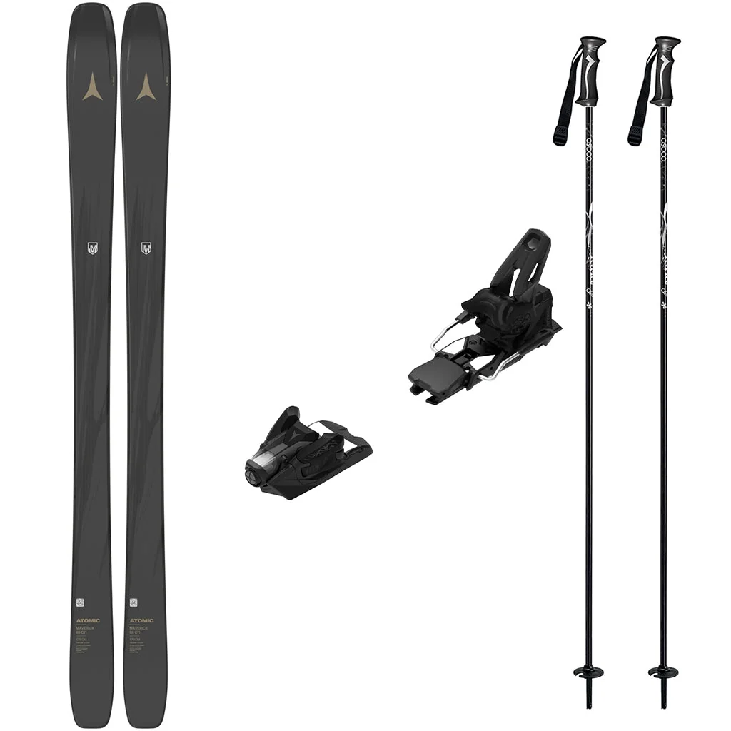 Atomic Maverick 88 CTI Mens Skis 2027 with Strive 12 Bindings Ski Package