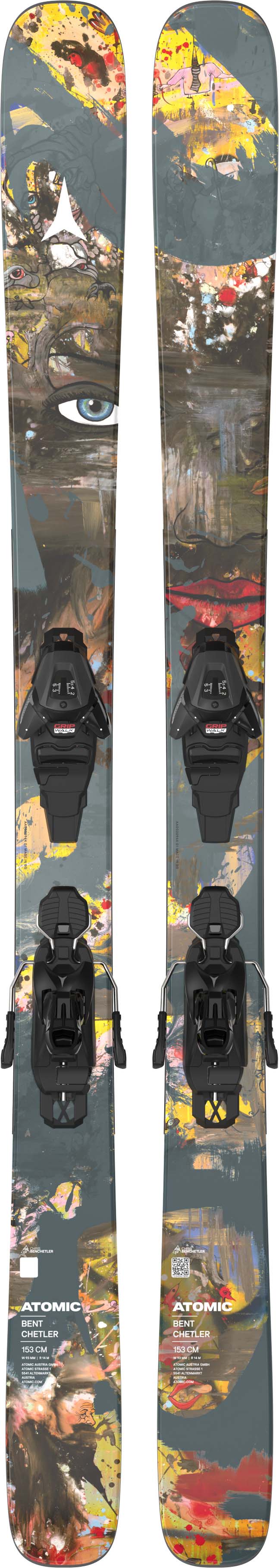 Atomic Bent Chetler Mini 133-143 (w/ 6 GW System Binding) Kids Skis 2027