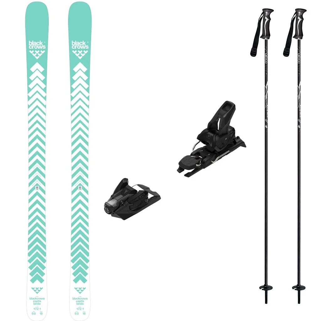 Blackcrows Captis Birdie Womens Skis 2027 with Strive 12 Bindings Ski Package