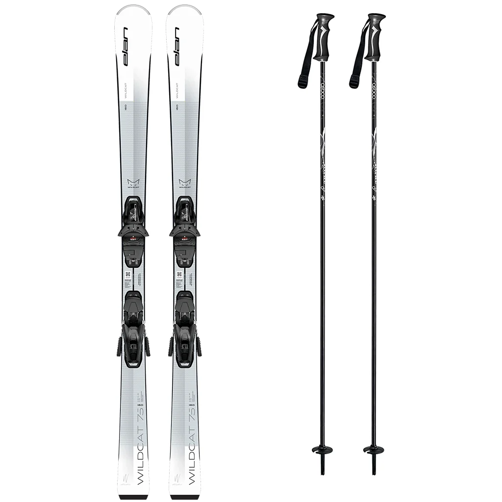 Elan Wildcat 75 Skis 2027 with EL 9.0 GW Shift System Bindings Womens Ski Package