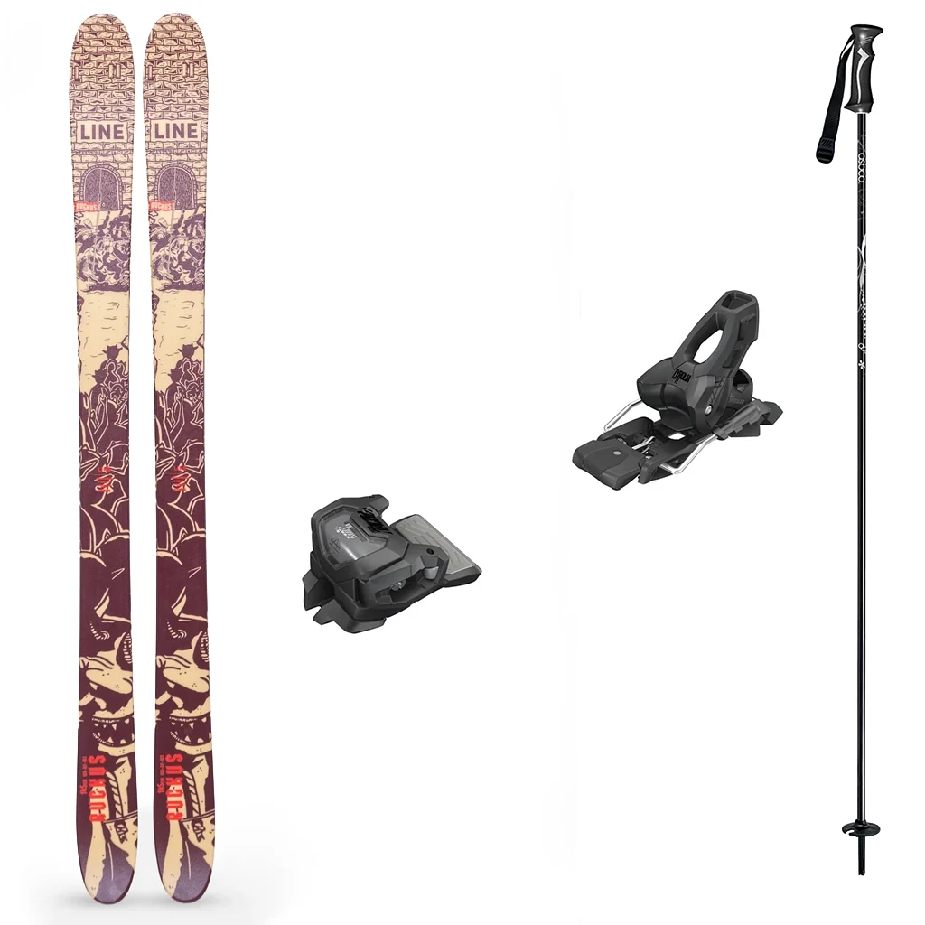 Line Ruckus with Tyrolia Attack LYT 11 Junior Ski Package 2026