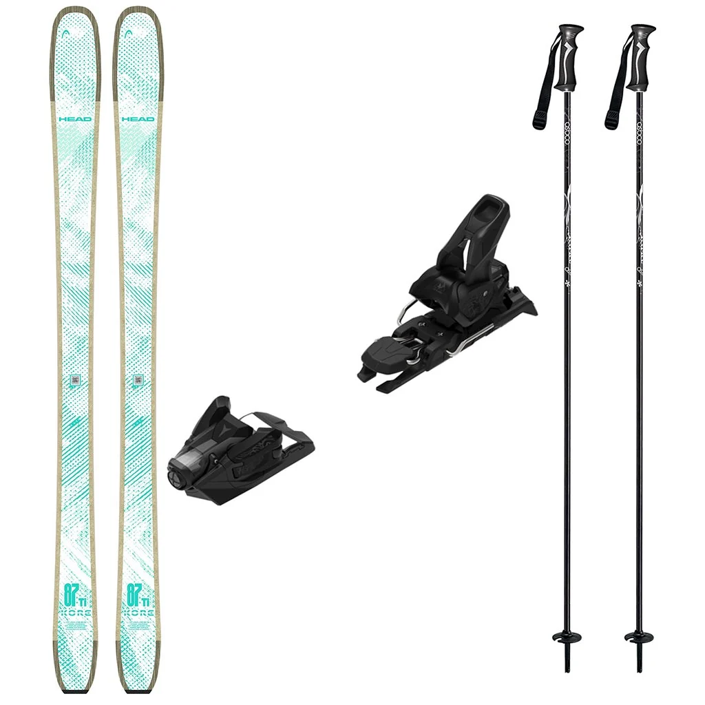 Head KORE 87 Ti W Womens Skis 2027 with Strive 12 Bindings Ski Package