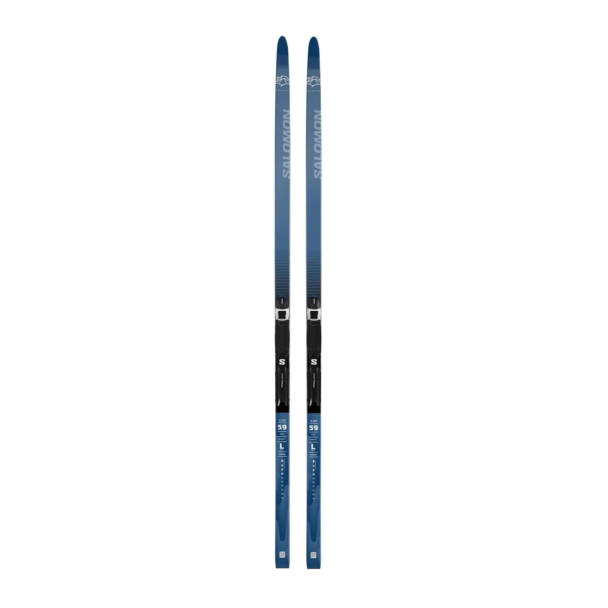 Salomon Escape Snow 59 Grip (PM Prolink Bindings) Adult Cross Country Skis 2026