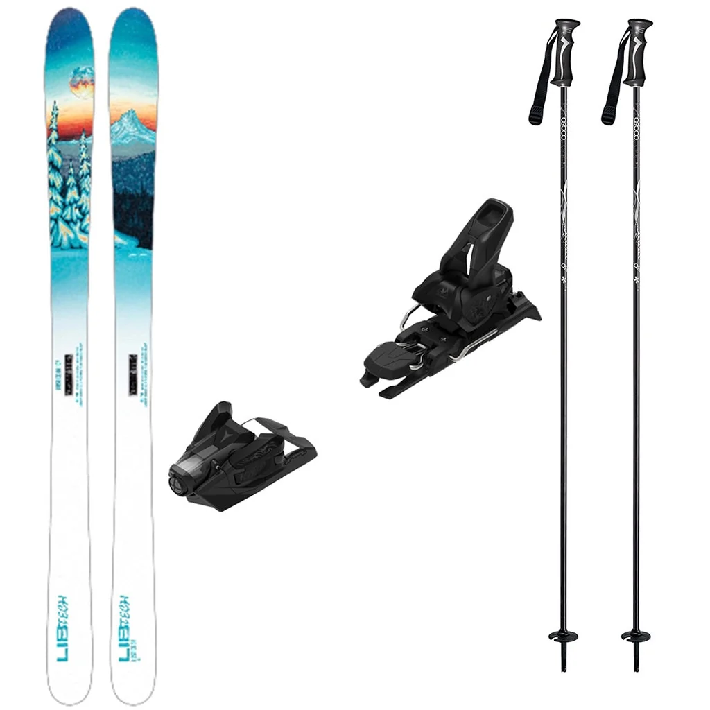 Lib Tech Libstick 88 Womens Skis 2027 with Strive 12 Bindings Ski Package