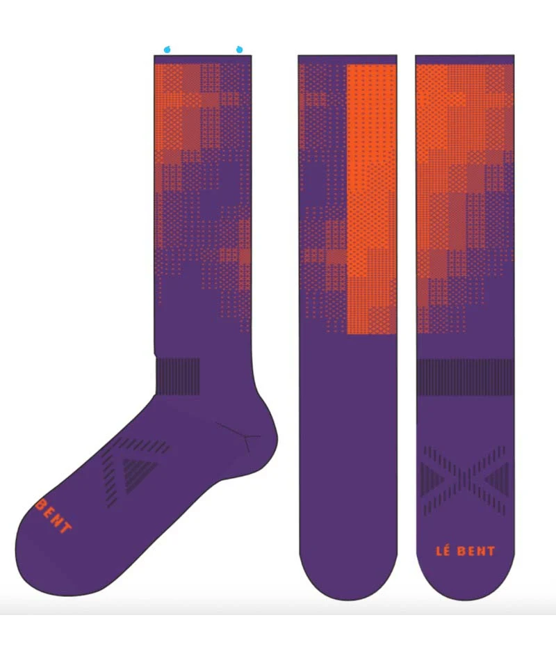 Le Bent Light Cushion Pixel Snow Socks 2027