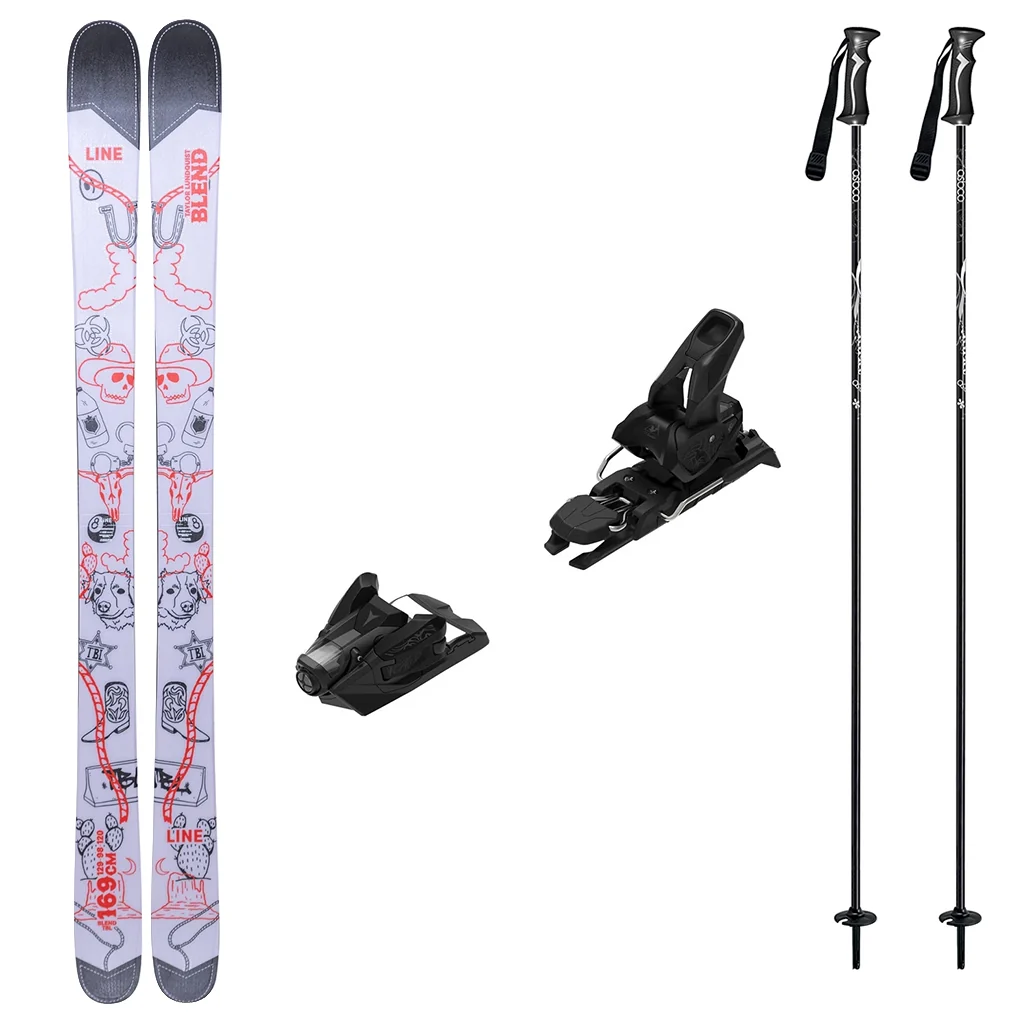 Line Blend TBL Skis 2027 with Strive 12 Bindings Ski Package