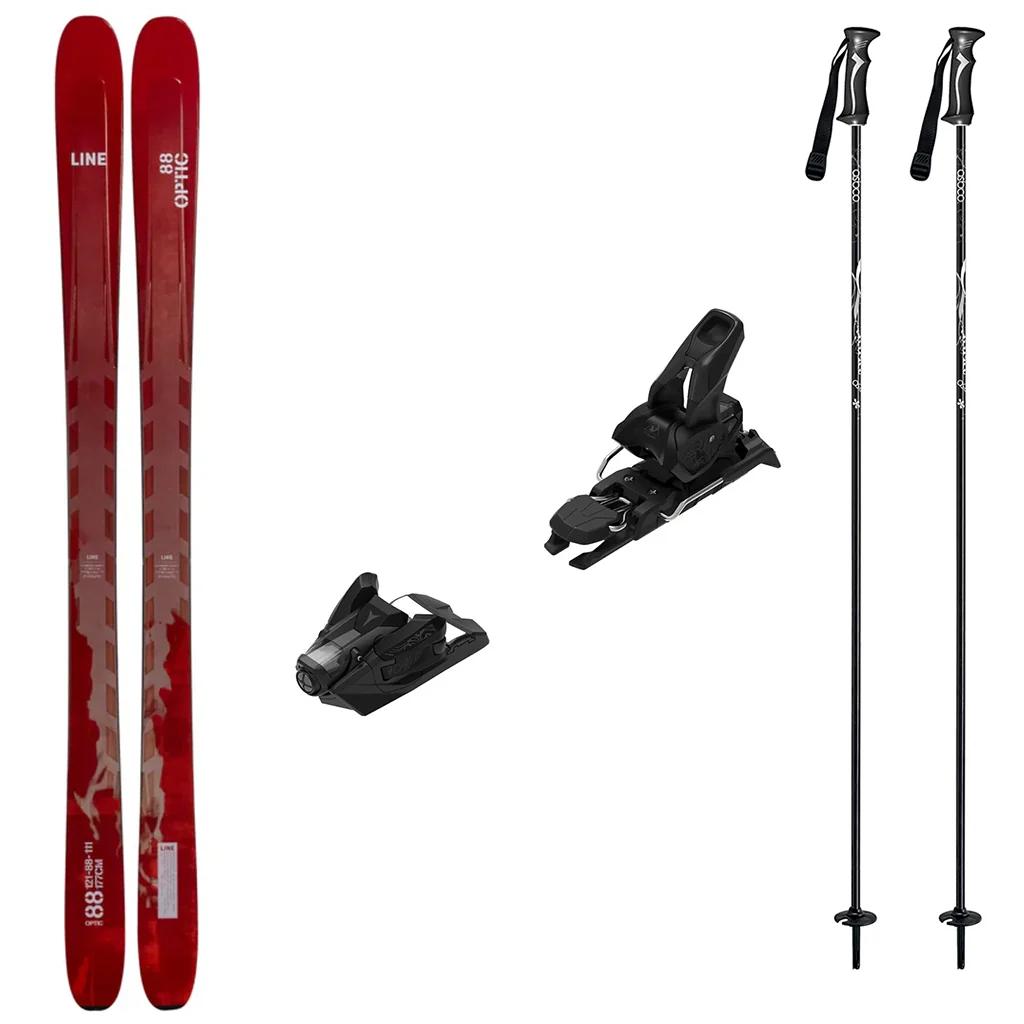 Line Optic 88 Skis 2027 with Strive 12 Bindings Ski Package