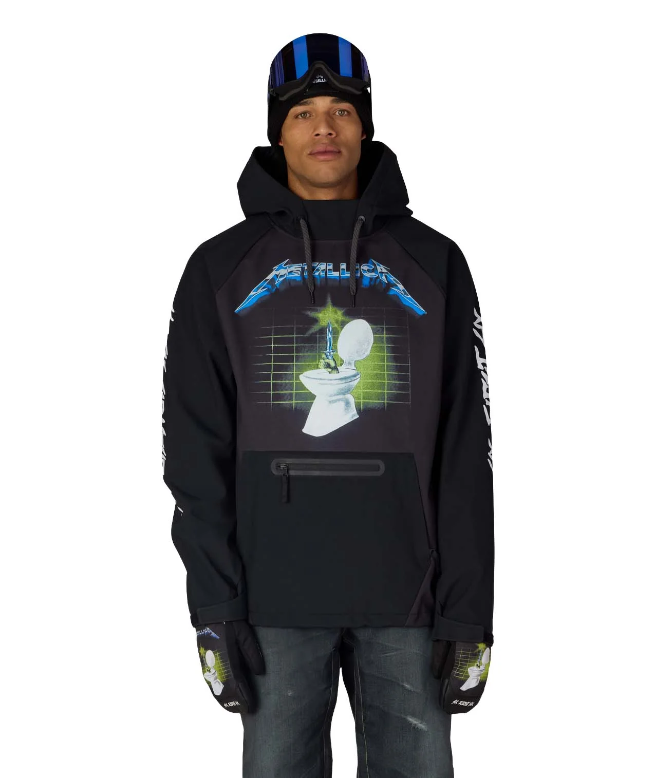 686 x Metallica Waterproof Mens Hoody (M6WNCS134) 2027