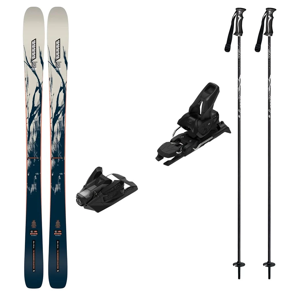K2 Mindbender 88 W Womens Skis 2027 with Strive 12 Bindings Ski Package