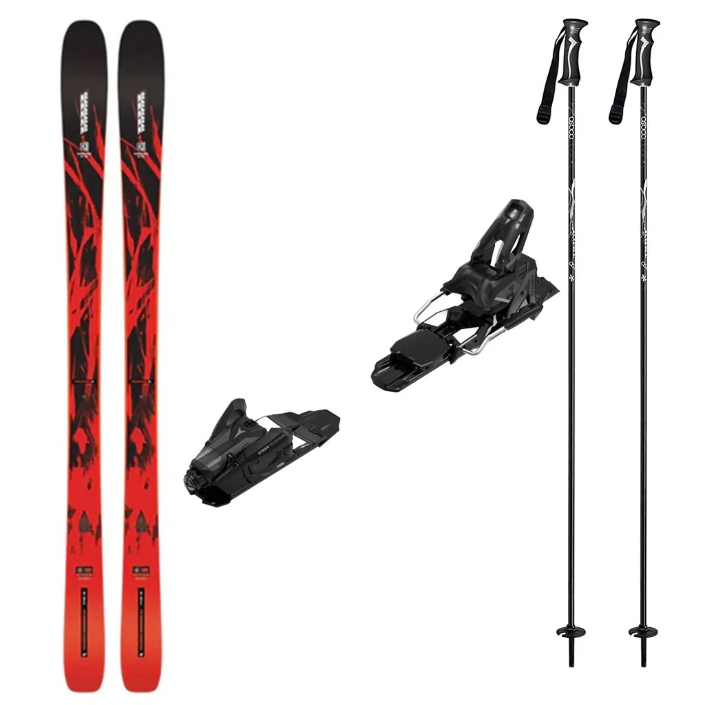 K2 Mindbender 88 Mens Skis 2027 with Strive 14 Bindings Ski Package
