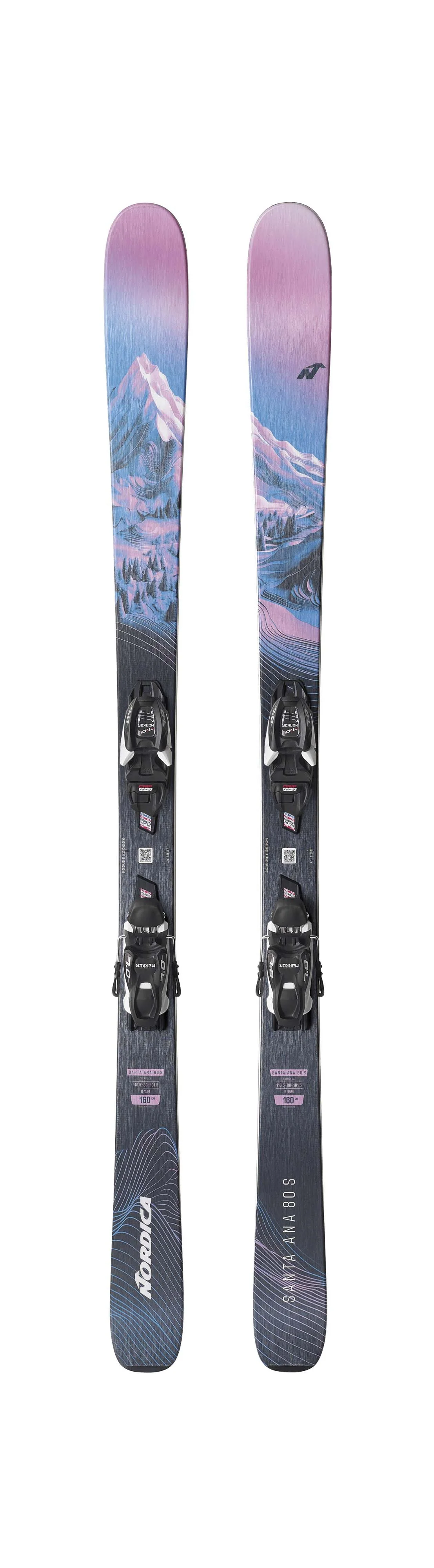 Nordica Santa Ana 80 S (JR 7.0 System Binding) Youth Skis 2027