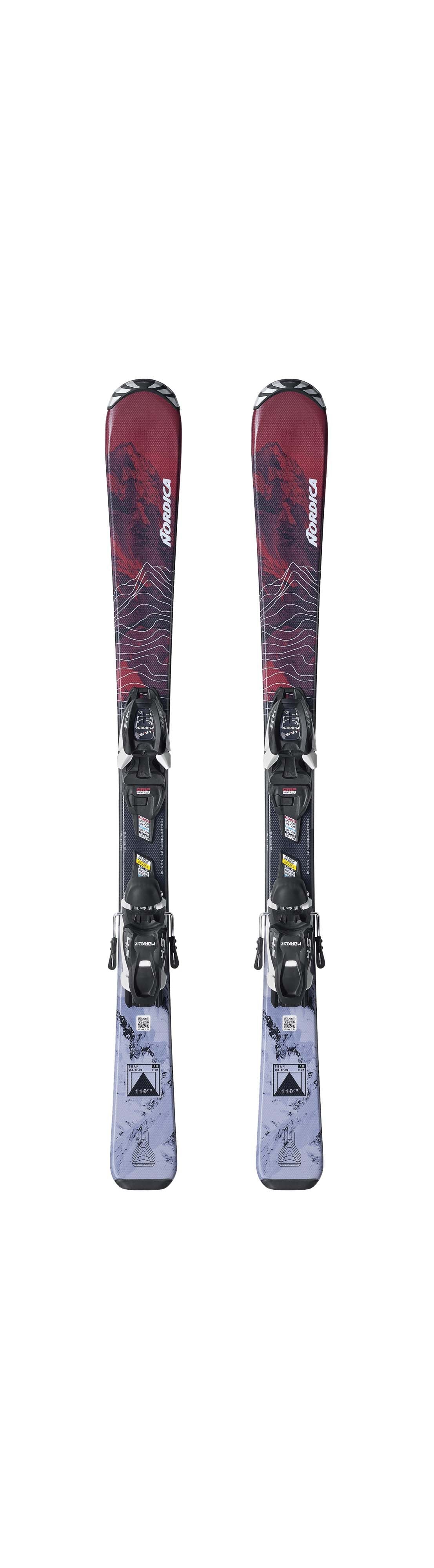 Nordica Team AM 100-140cm (JR 4.5 System Binding) Youth Skis 2027