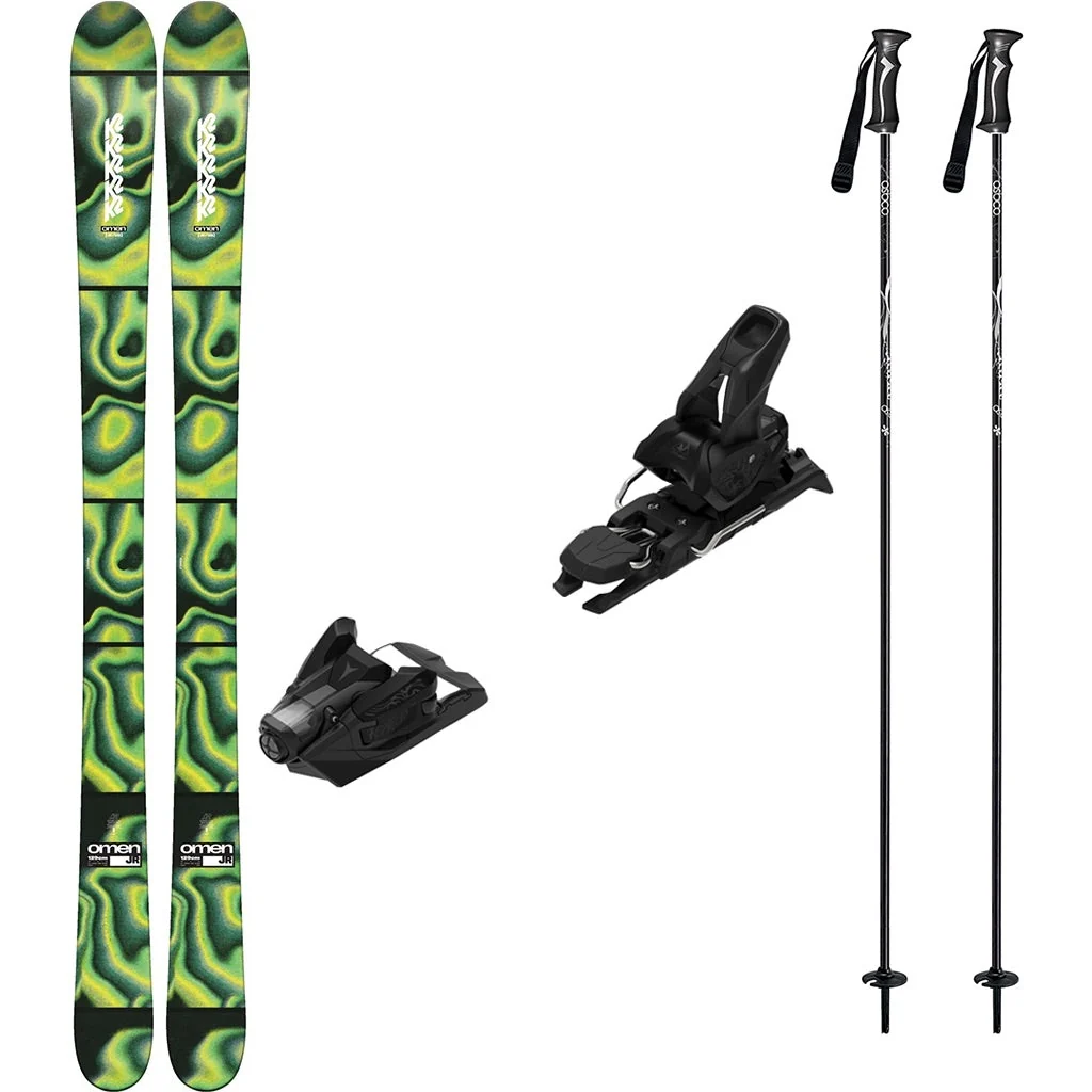 K2 Omen 85 Mens Skis 2027 with Strive 12 Bindings Ski Package