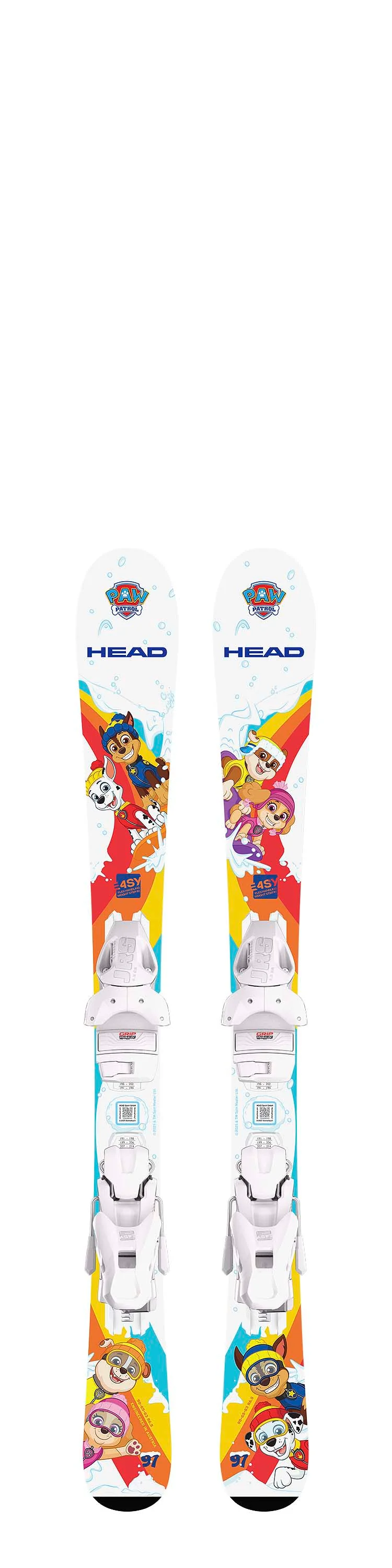 Head Paw Patrol JRS (JRS 4.5 GW CA System Bindings) Kids Skis 2027