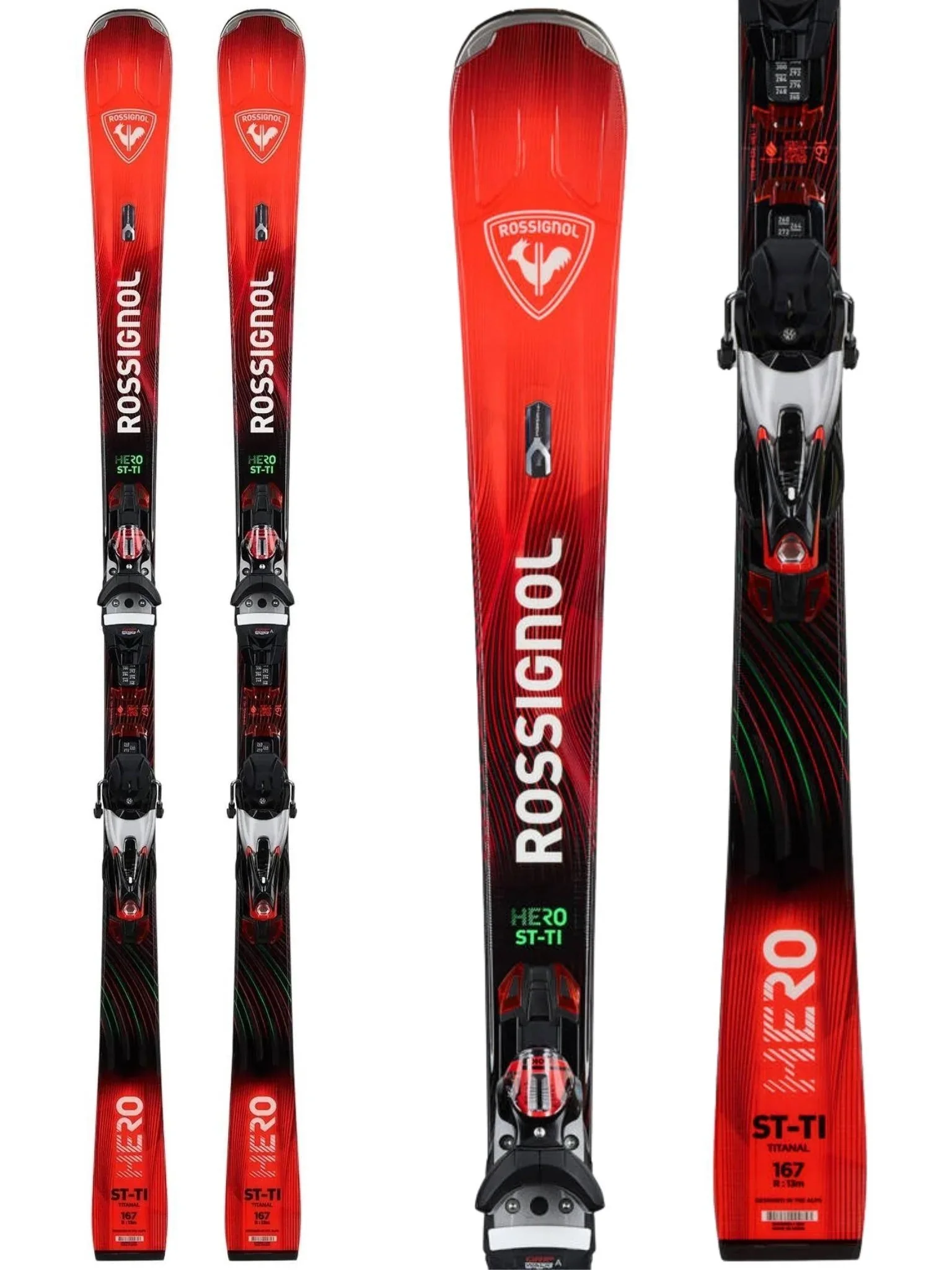 Rossignol Hero ST (Konect SPX 14 System Binding) Adult Skis 2027