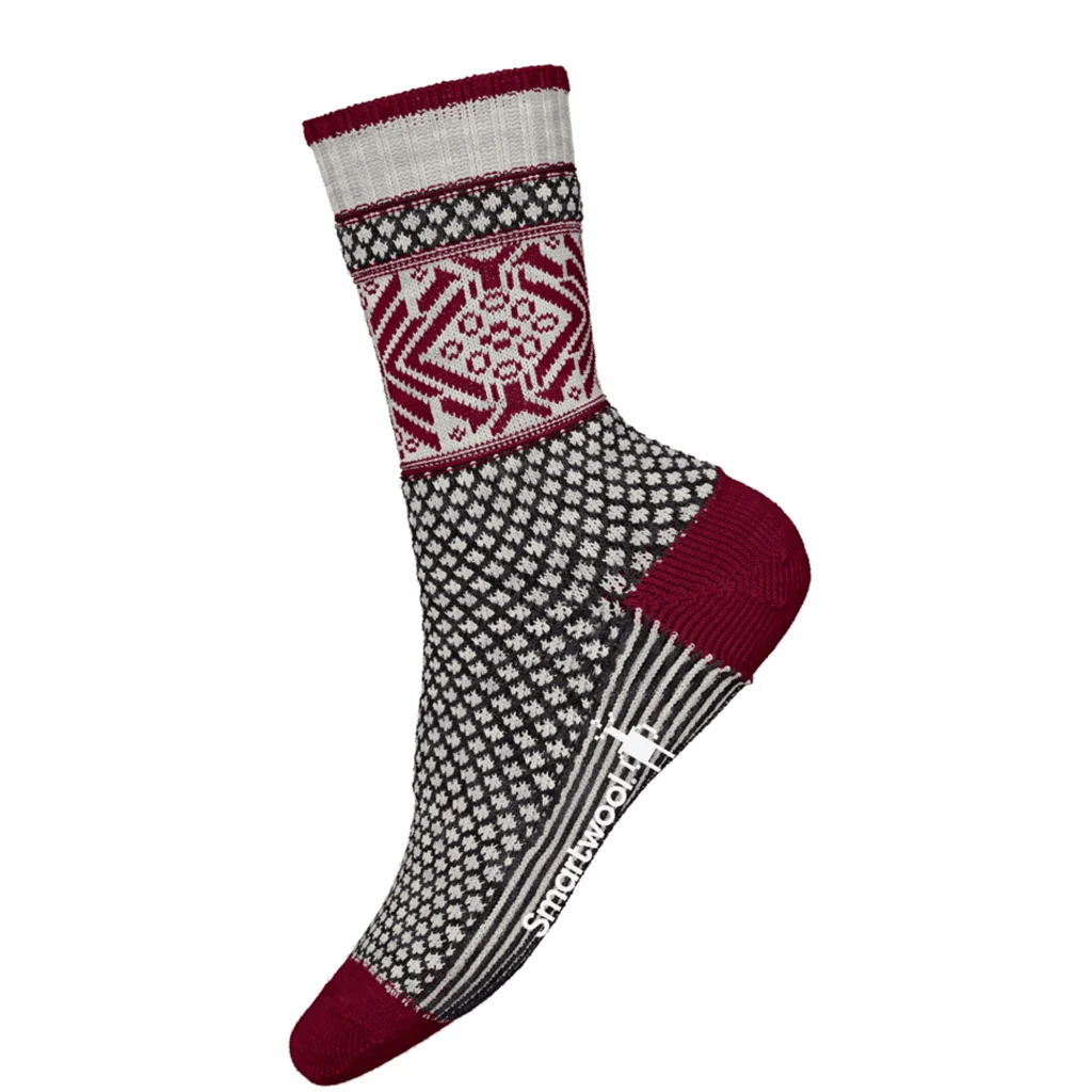Smartwool Everyday Cozy Popcorn Snowflake Crew Socks (SW001846) Womens 2026