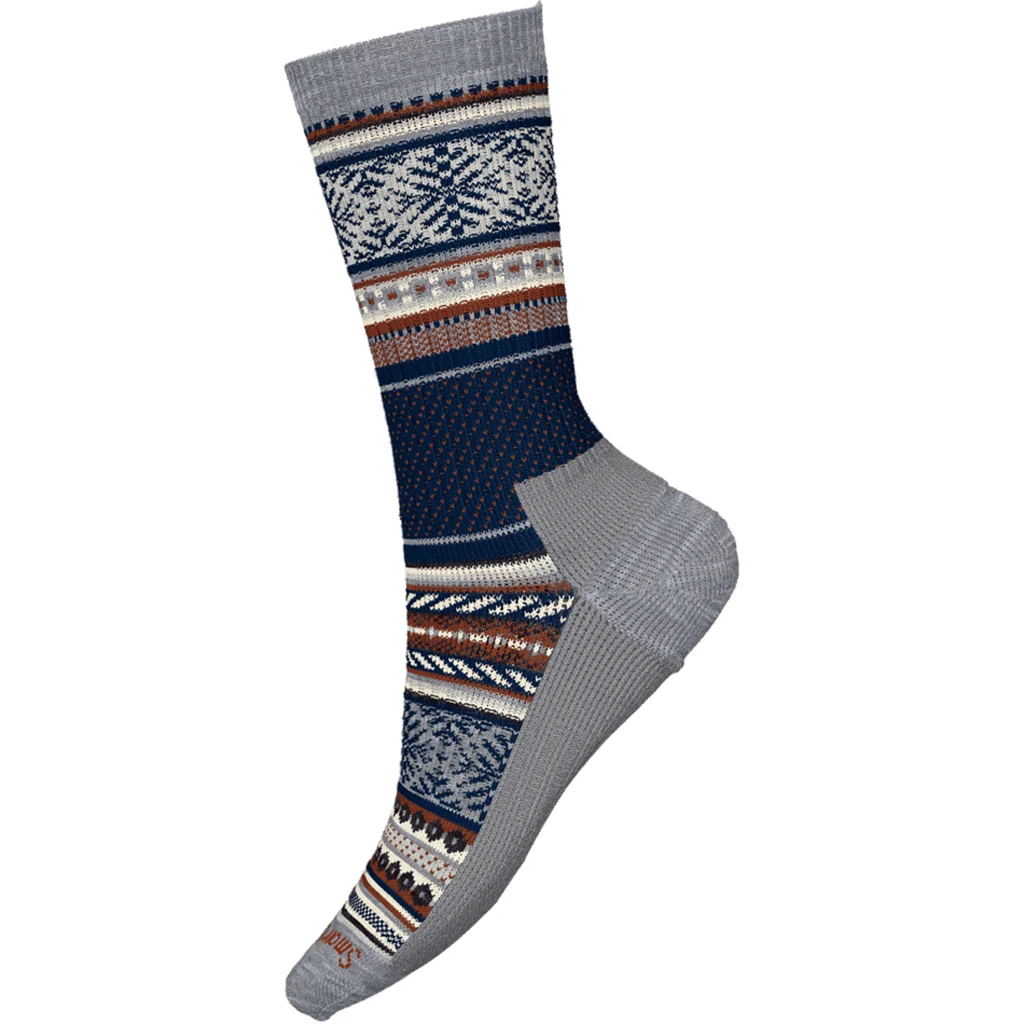 Smartwool Everyday Cozy Fair Isle Sweater Crew Socks (SW001881) Womens 2026