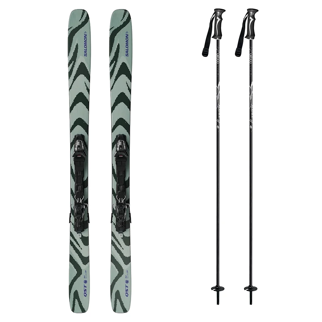 Salomon QST 92 Skis 2027 with M11 GW System Bindings Ski Package
