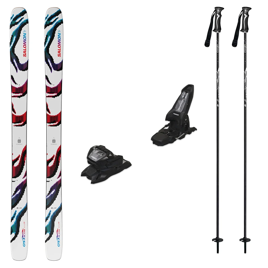 Salomon S/Lab QST Blank Skis 2027 with Marker Griffon 13 Bindings Ski Package