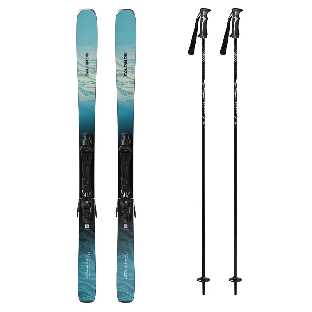 Salomon Stance 80 Skis 2027 with M10 GW System Binding Womens Ski Package