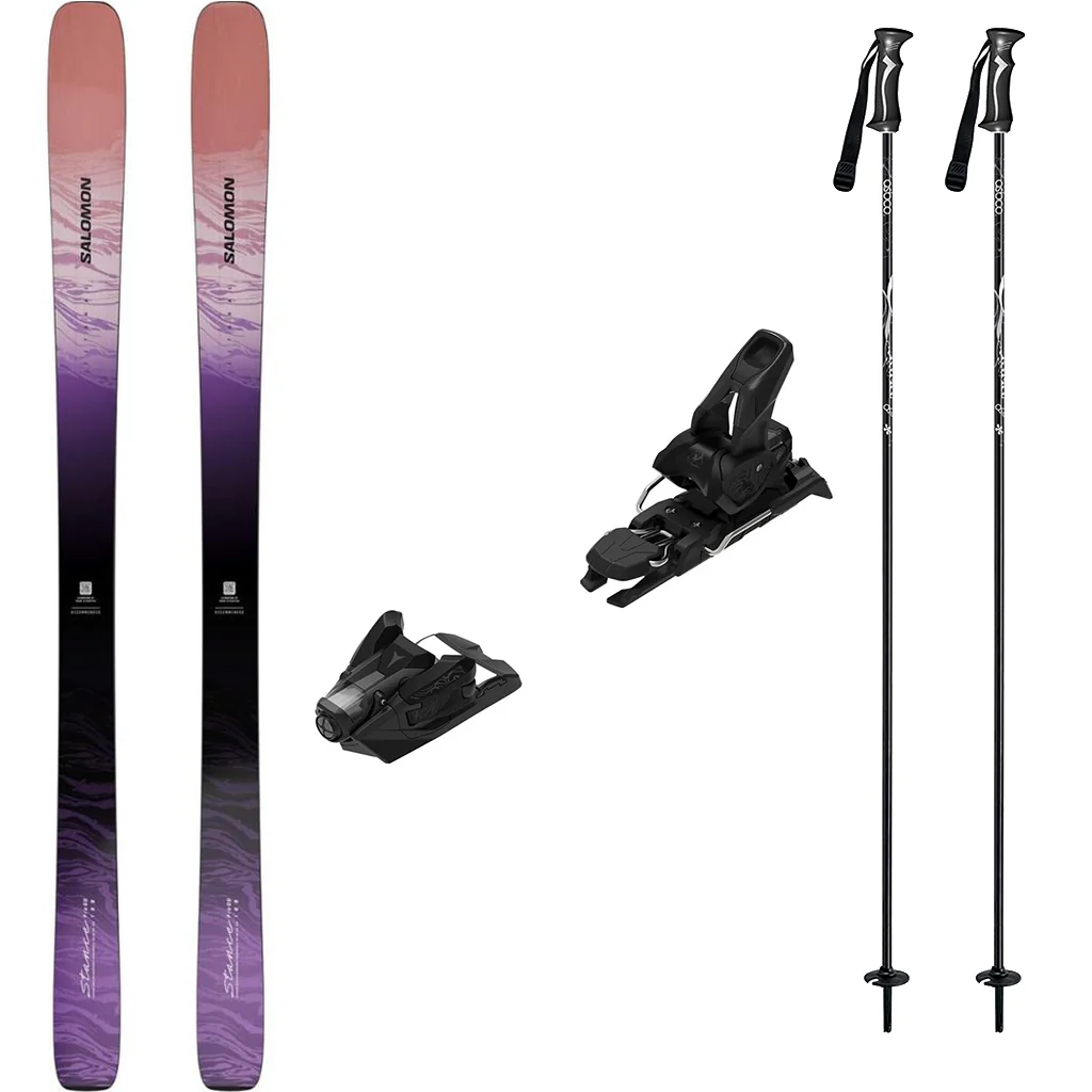 Salomon Stance Pro 88 Skis 2027 with Strive 12 Bindings Womens Ski Package