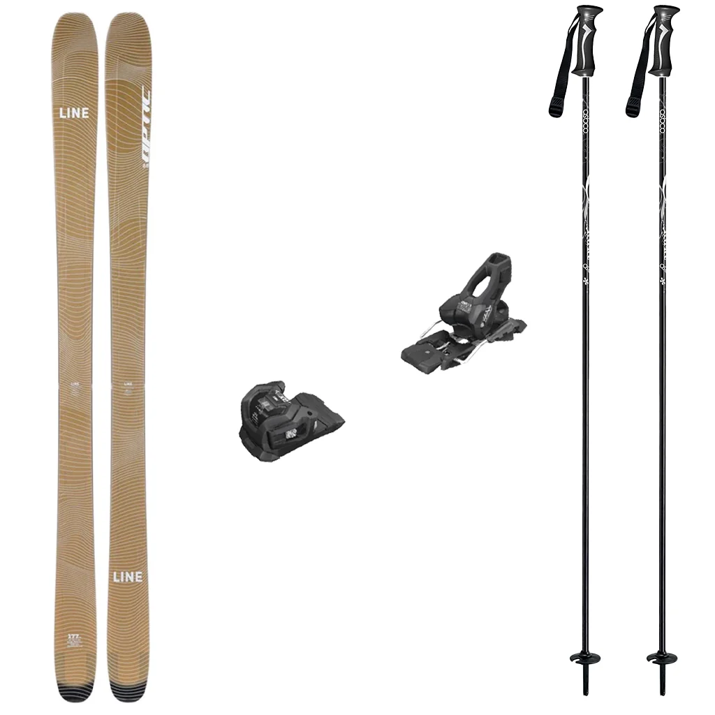 Line Optic 88 Skis 2025 with Tyrolia Attack LYT 11 Bindings Ski Package