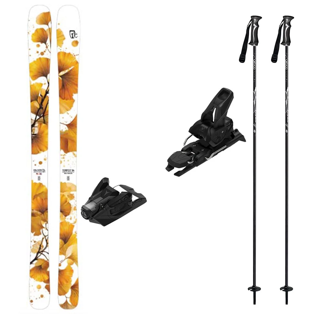 Icelantic Tempest 94 Womens Skis 2027 with Strive 12 Bindings Ski Package