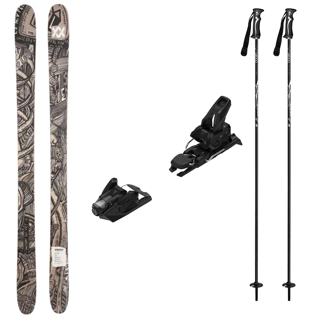 Volkl Revolt 96 Skis 2027 with Strive 14 Bindings Ski Package