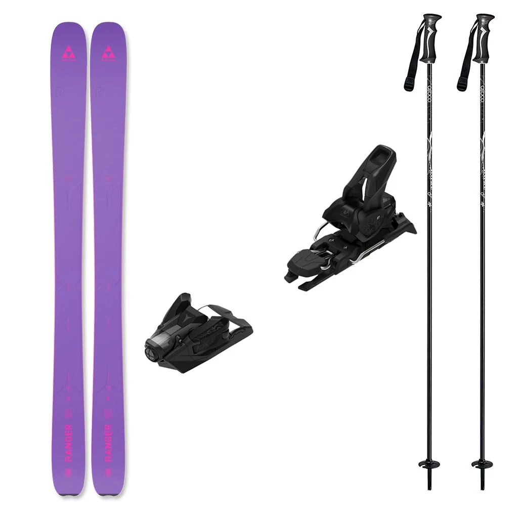 Fischer Ranger 102 Womens Skis 2027 with Strive 12 Bindings Ski Package