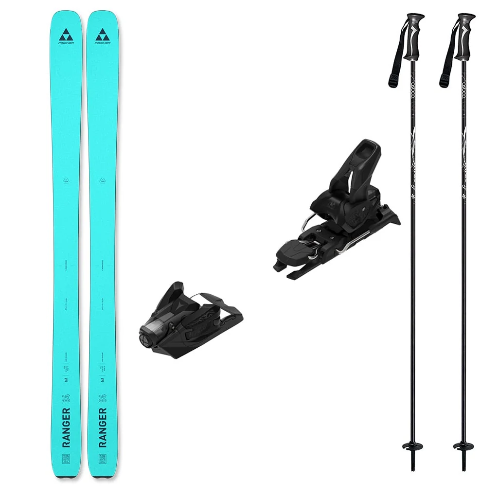 Fischer Ranger 84 Womens Skis 2027 with Strive 12 Bindings Ski Package
