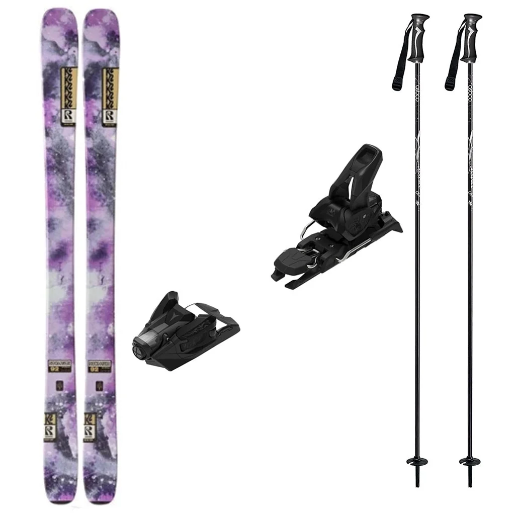K2 Reckoner 92 W Womens Skis 2027 with Strive 12 Bindings Ski Package