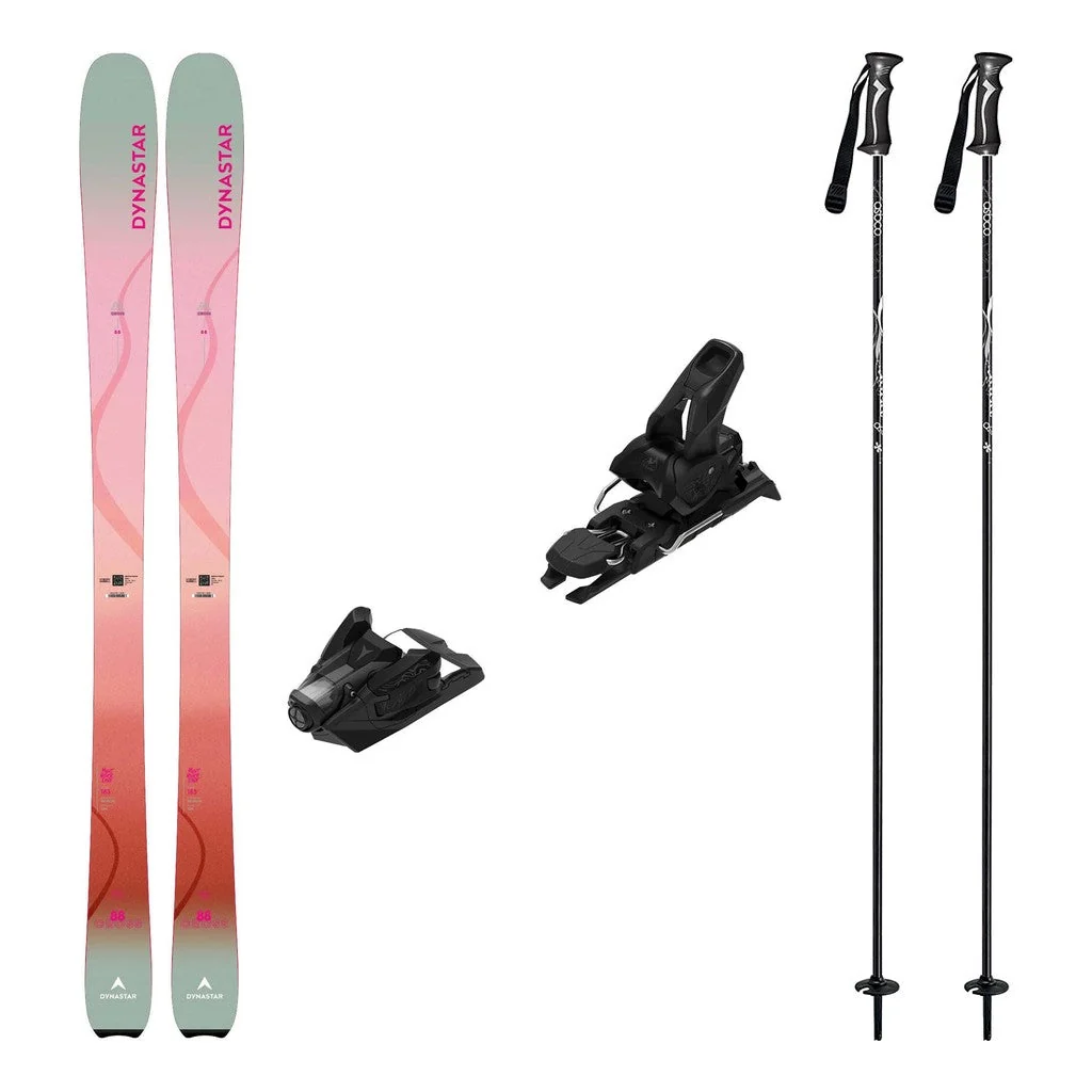 Dynastar M-Cross W 88 Womens Skis 2027 with Strive 12 Bindings Ski Package