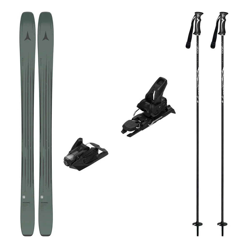 Atomic Maverick 96 Cti Adult Skis 2026 with Strive 12 Bindings Ski Package