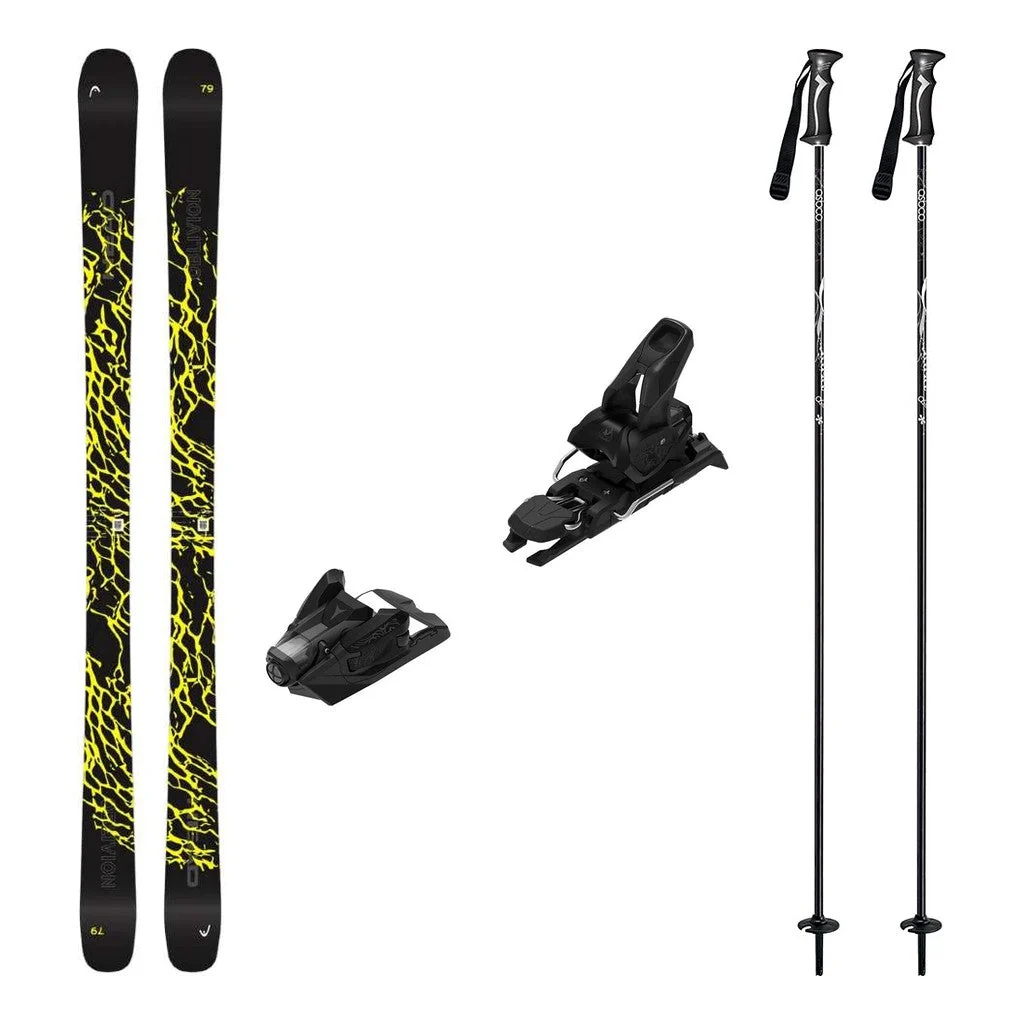 Head Oblivion 79 Adult Skis 2026 with Strive 12 Bindings Ski Package