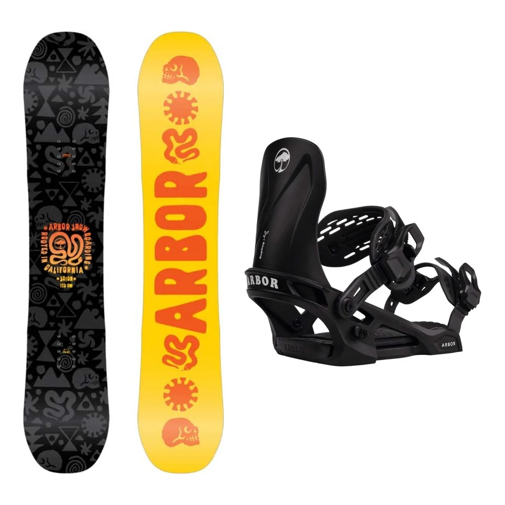 Arbor Scion Kids Snowboard 2027 with Sapling Bindings Snowboard Package