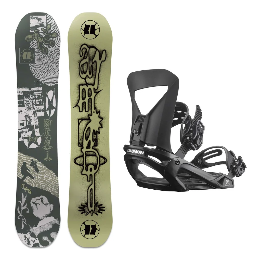 Armada Tuffy Mens Snowboard 2027 with Pact Bindings Snowboard Package
