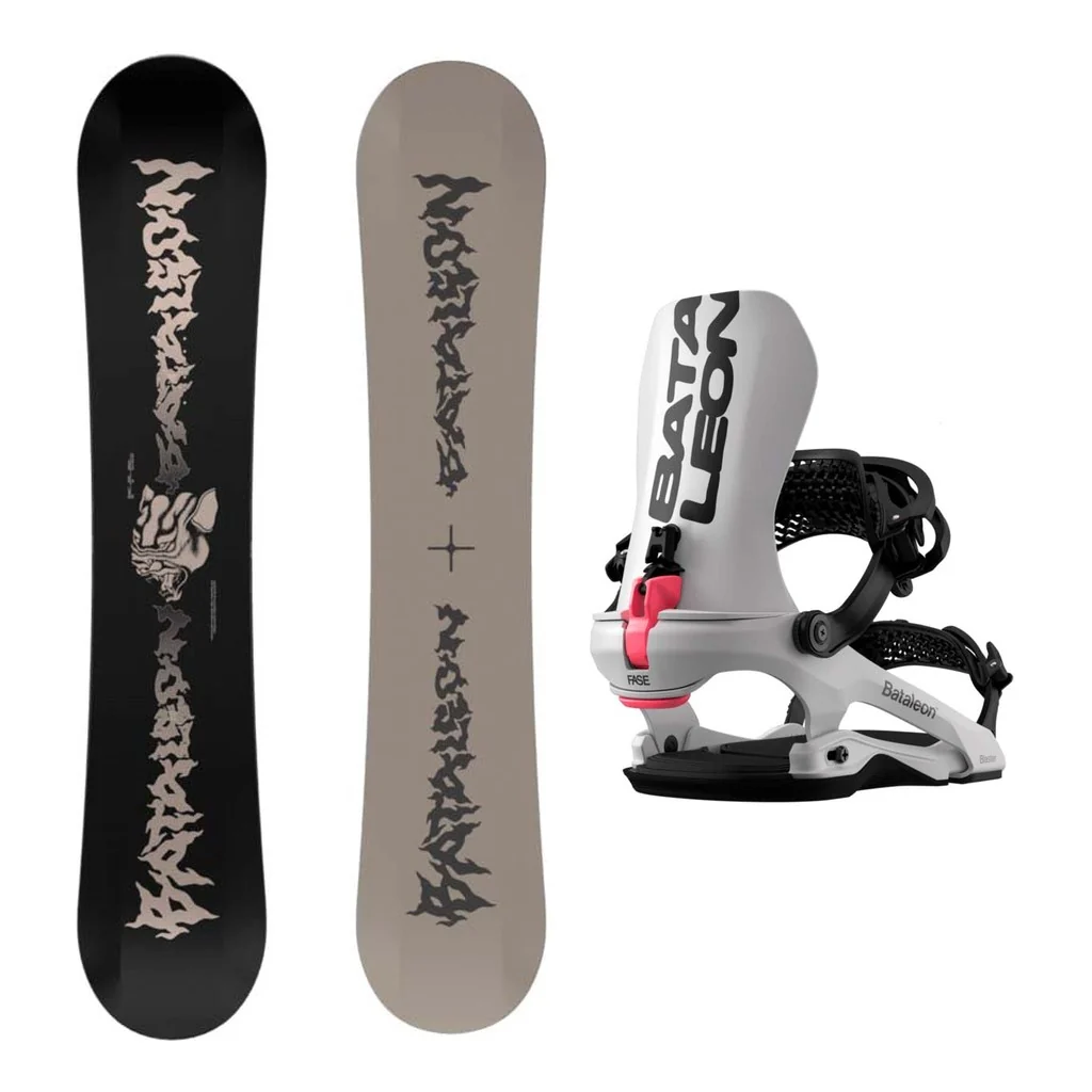 Bataleon Disaster+ Mens Snowboard 2027 with Blaster PRO AW FASE Bindings Snowboard Package