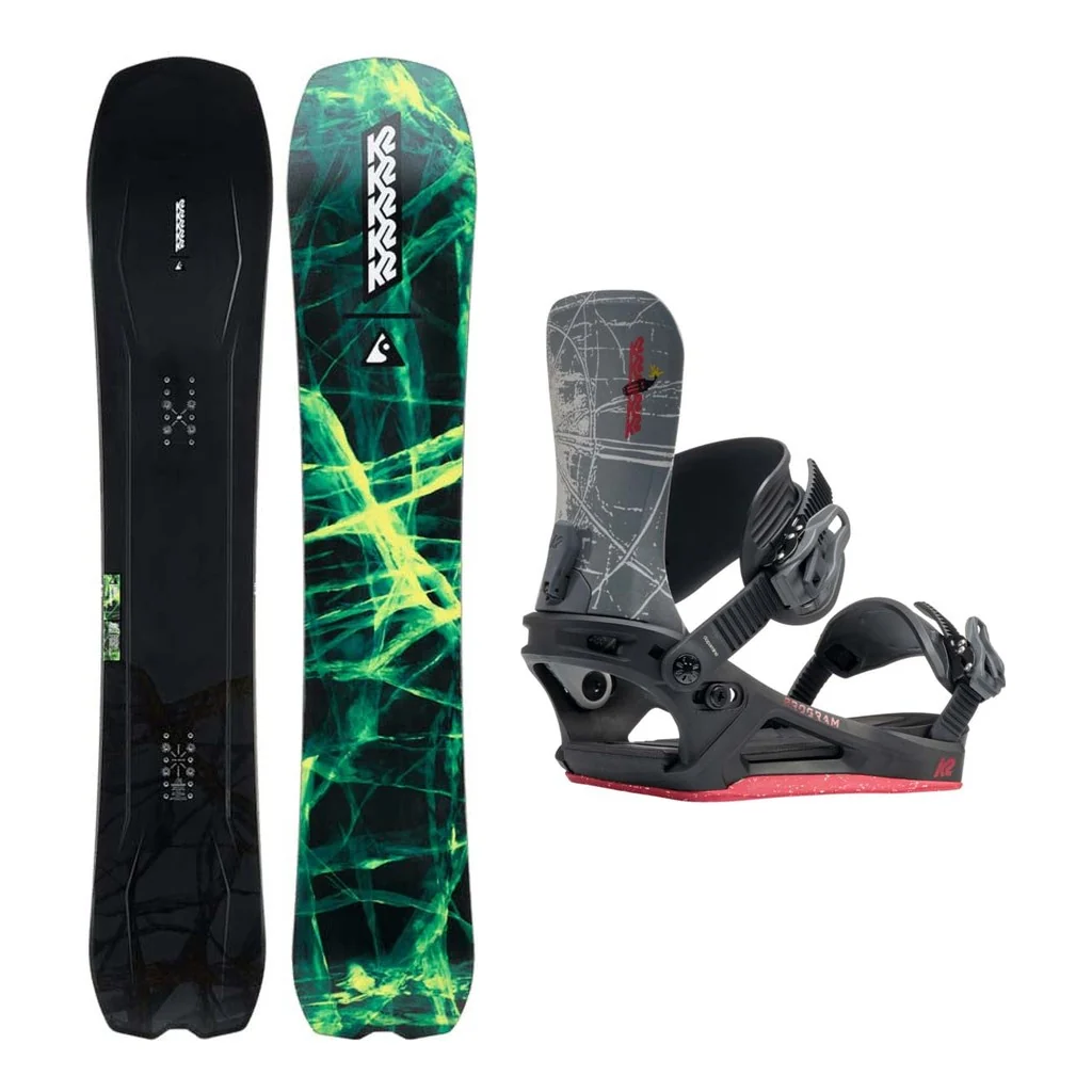 K2 Alchemist Adult Snowboard 2027 with Program Bindings Snowboard Package
