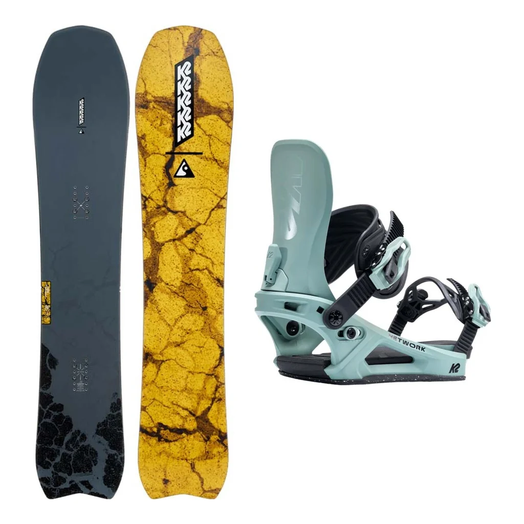 K2 Excavator Adult Snowboard 2027 with Network Bindings Snowboard Package