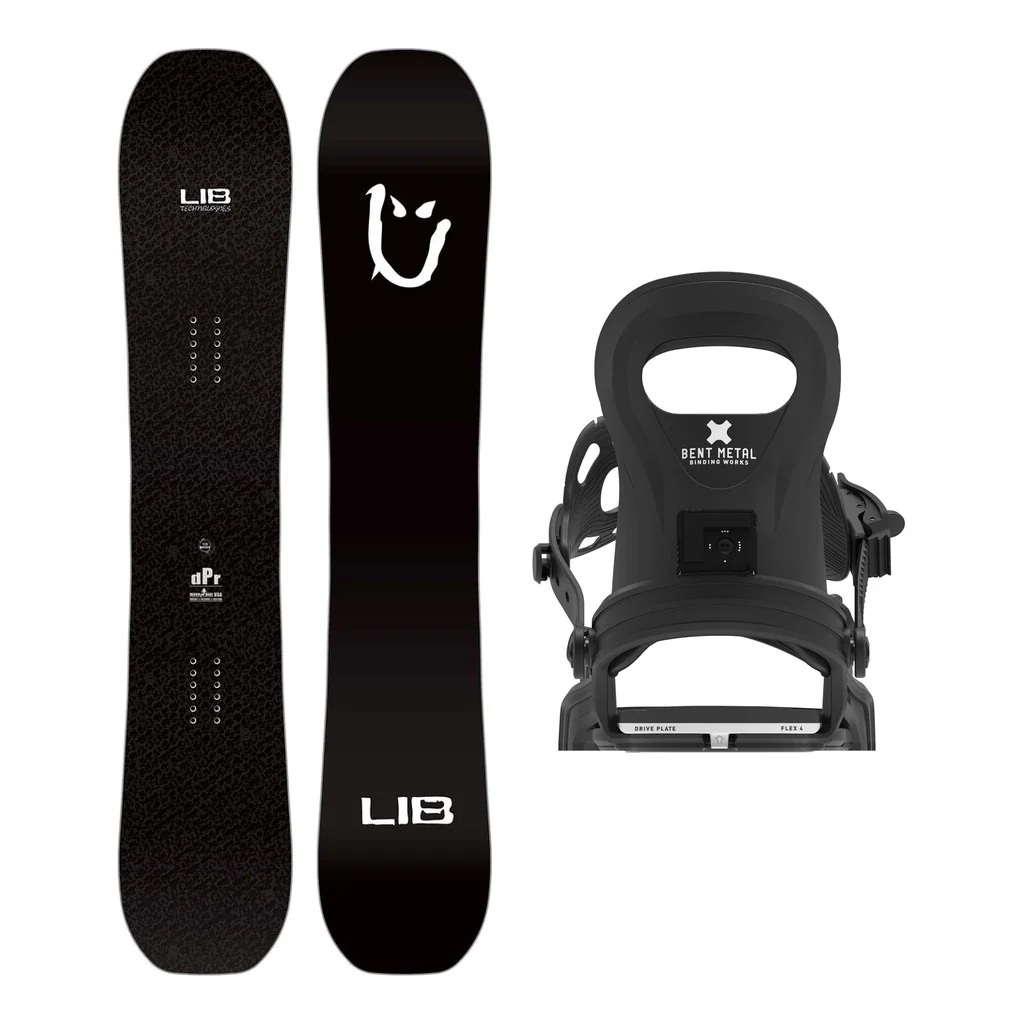 Lib Tech DPR S Kids Snowboard 2027 with Bent Metal BMX Bindings Snowboard Package
