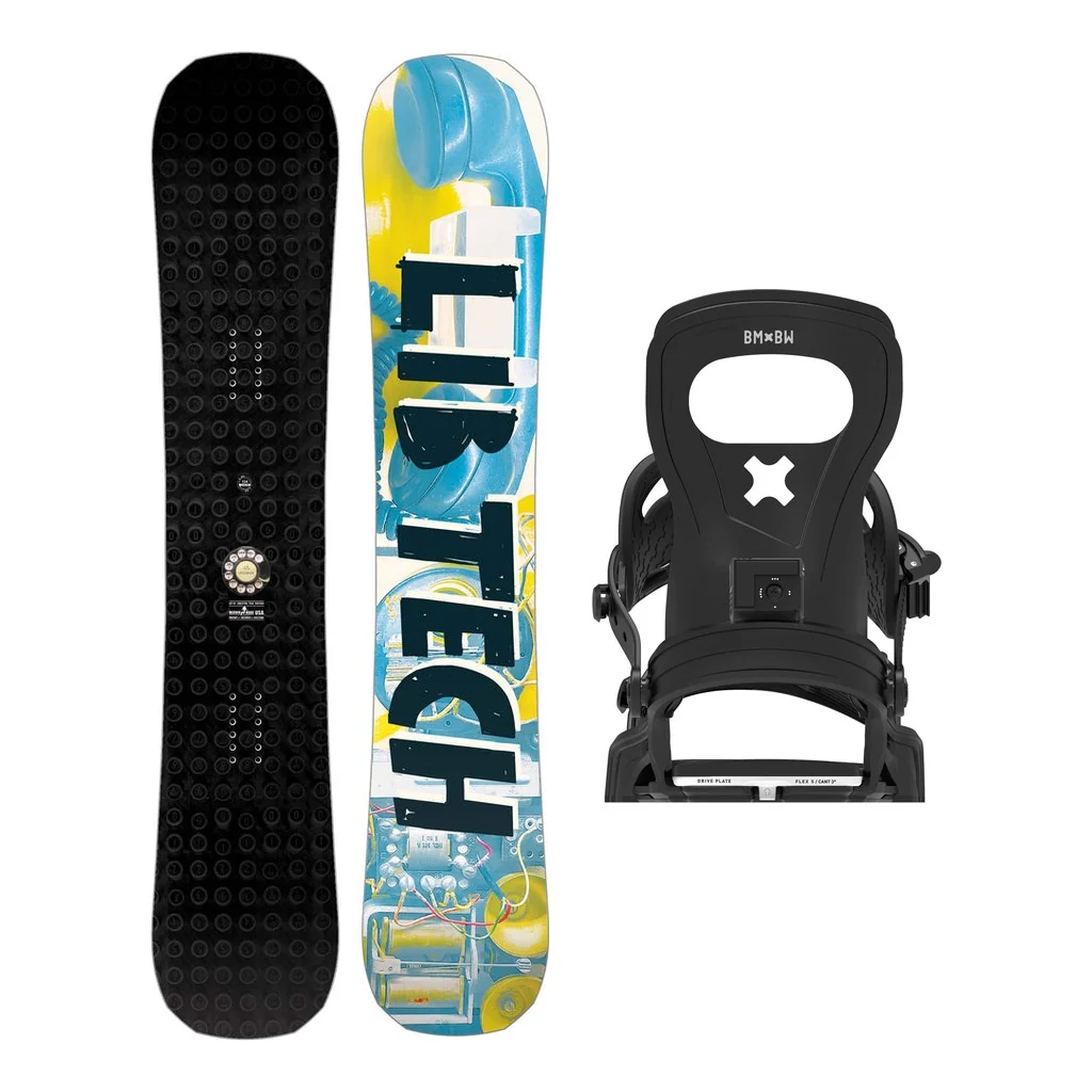 Lib Tech Legitimizer Mens Snowboard 2027 with Bent Metal Joint Bindings Snowboard Package