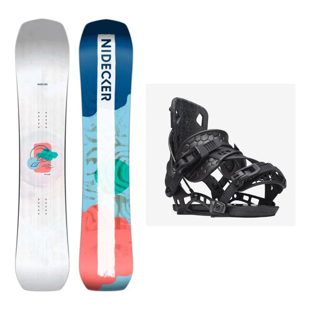 Nidecker Venus Womens Snowboard 2027 with Flow NX2 Bindings Snowboard Package