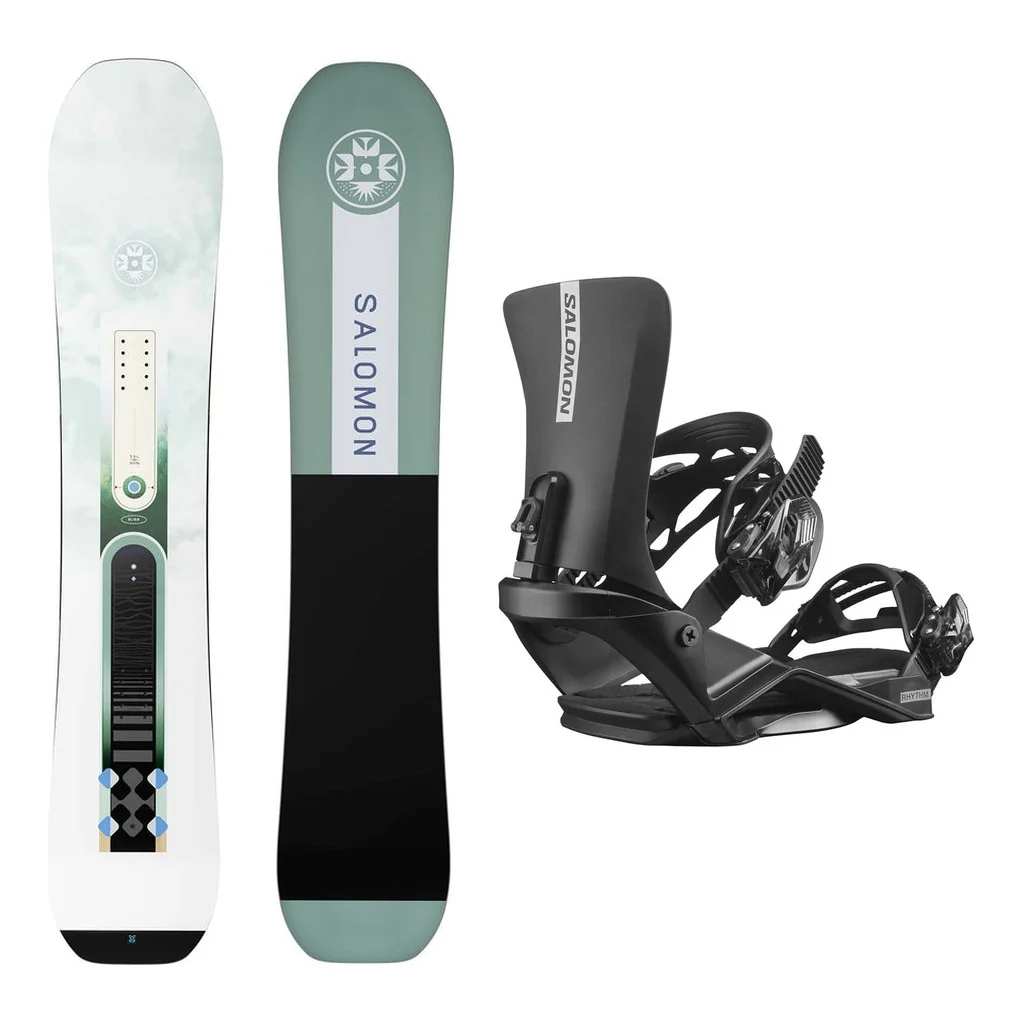 Salomon Bliss Womens Snowboard 2027 with Rhythm Bindings Snowboard Package