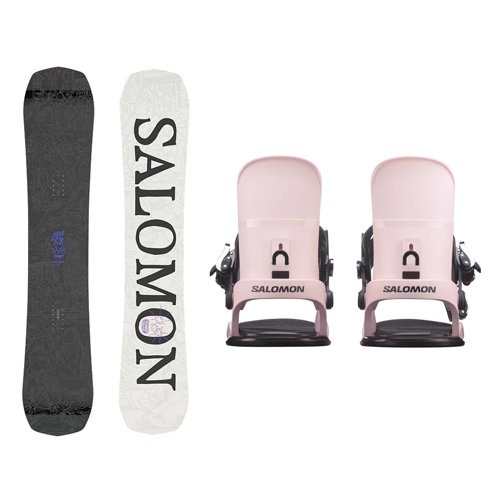Salomon Craft Ltd Mens Snowboard 2027 with EDB Bindings Snowboard Package