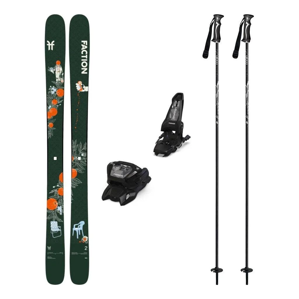 Faction Prodigy 2 Capsule Adult Skis 2027 with Griffon 13 ID Bindings Ski Package